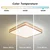 Brilagi - LED prigušiva svetiljka MOLINA SQUARE LED/80W/230V hrast 60x60 cm + daljinski upravljač