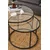 Hanah Home Klub sto Belarus 15x45x15cm Crni