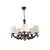 Opviq Luster Fiona Wood, 15x10x13cm, IP20, Krem-crni