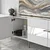 Hanah home TV Komoda Leon Belo-Srebrna