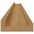 vidaXL Stenska polica 2 pcs Rjava 115 x 9 x 3 cm Konstruiran les