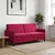 Sofa s pohranom Vinska crvena 192 x 78 x 87 cm Poliester