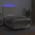 Krevet box spring s madracem LED krem 90x200 cm od umjetne kože