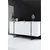 Hanah Home Set TV Komoda i klub sto Belo-Crni