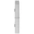 Sklopiva rampu 200kg po rampi 2 pcs Srebrno 166 x 23 x 4,5 cm