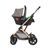 Kikka Boo Autosedište nosiljka za bebe 40-87cm KAIA I-SIZE Light Grey