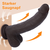 Paloqueth Realistic Thrusting & Rotating Dildo Vibrator with Suction Cup 8.5 Brown