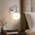 Opviq zidna lampa Loop-20451-D, 1 × E27, hrom