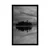 Plakat zapuščeni otok v črnobeli varianti - 30x45 black