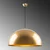 Opviq Luster Kure-60-Mr-724-1, 60x60x126cm, IP20, Zlatne boje