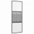 Staklena vrata Rezbarija Crna 76 x 2 x 205 cm Aluminij