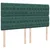 Vidaxl Box spring postelja z vzmetnico temno zelena 200x200 cm žamet