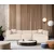 Atelier del Sofa Ugaona garnitura Lora 193x65x303cm Krem