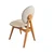 Hanah Home Set trpezarijskih stolica Touch, 52x91x44 cm, Bež