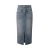 Pepe Jeans za ženske. PL901207 Midi krilo iz modrega neraztegljivega jeansa (S), Modra, Priložnostno, Bombaž, Džins, Trajnost
