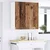 vidaXL Viseča omarica Riga Star les 80 x 31 x 80 cm Konstruiran les