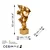 Aberto Design Dekorativna figura Yak-044-C, 30x62x25 cm