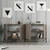 Hanah Home Komoda Lyon 79 Krem-Crna