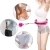 SOLFIT Hula hop za vadbo | SPINSLIM Roza