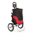 DURAMAXX Carry Red, voziček za bicikel, ročni voziček, maks. nosilnost 20 kg, črno rdeč (BCT1-Carry Red)
