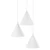 TK Lighting Viseča svetilka CONO WHITE 10012