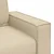 Vidaxl Dvosed kremne barve 180x78x84 cm blago