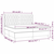 Vidaxl Box spring postelja z vzmetnico LED temno siva 200x200 cm žamet