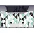 Decormat Podloga za pisalno mizo Pattern from triangles 100x50 cm