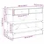 Vidaxl Konzolna miza s predalom s polico Rjava 100 x 34,5 x 75 cm les