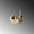 Opviq Zidna lampa E27 Max 40W, Bronzana