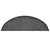 Prostirke za stepenice 15 kom 56x17x3 cm tamno sive poluokrugle