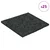 Gumenasti granulatni vanjski pod Crna 9 x 9 x 0,3 cm Guma