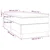 Vidaxl Box spring postelja z vzmetnico temno siva 100x200 cm žamet