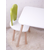 HANAH HOME Dečiji sto i stolica Bunny One Chair Set Pistachio Green White
