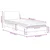 Vidaxl Postelja z vzmetnico Dover modra 80x200 cm blago