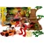 Set figur sveta dinozavrov Vozilo Buggy Drevo Okostja Zvok