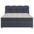 Boxspring Krevet Bianco 160/200 cm , plava