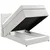 Carryhome POSTELJA BOXSPRING 100 cm x 200 cm , tekstil sivobela