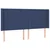 vidaXL vidaXL Box spring postelja z vzmetnico LED modra 200x200 cm blago, (20901306)
