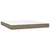 Vidaxl Box spring postelja z vzmetnico taupe 180x200 cm blago