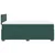Vidaxl Box spring postelja z vzmetnico temno zelena 120x200 cm žamet