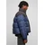 AOP Retro Puffer Jacket Dark Blue Damast Aop