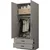 Hanah Home Ormar Yaman Luna 1600-043, 80x182x47 cm, Sivi