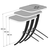 Hanah Home Set stočića 3 komada Pion 845HCT2842