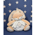Zajček Doudou White s prostorom za shranjevanje pižame 38 cm