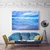 shumee Platno Narava Modro morje 60x40 cm