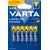 Alkalna baterija Longlife Power LR03 4+2 Varta