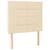 Vidaxl Box spring postelja z vzmetnico krem 90x190 cm blago