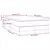 shumee Box spring postelja z vzmetnico krem 120x190 cm blago
