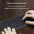 Ausdom Tastatura, Bežična, Crna